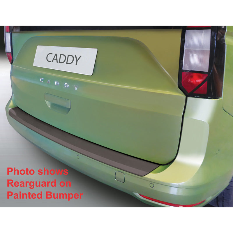 RGM, Bagkofangerbeskytter, ABS plastik, passer til Volkswagen Caddy V Box/MPV 2020- (Hatch & rear tail doors) (for unpainted bumpers) Black