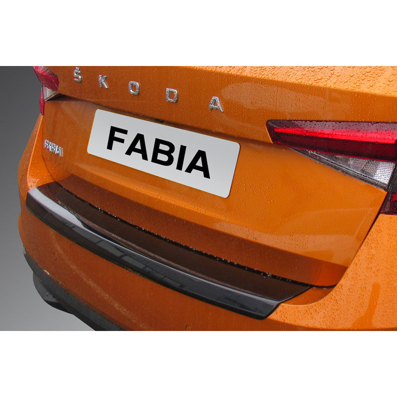 RGM, ABS Heckstoßstangenschutz passend für Skoda Fabia IV 5 türer 2021- Schwarz, Mattschwarz