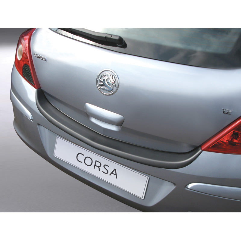 RGM, ABS Heckstoßstangenschutz passend für Opel Corsa D 3 türer exkl. VXR/GSi/OPC Schwarz, Mattschwarz