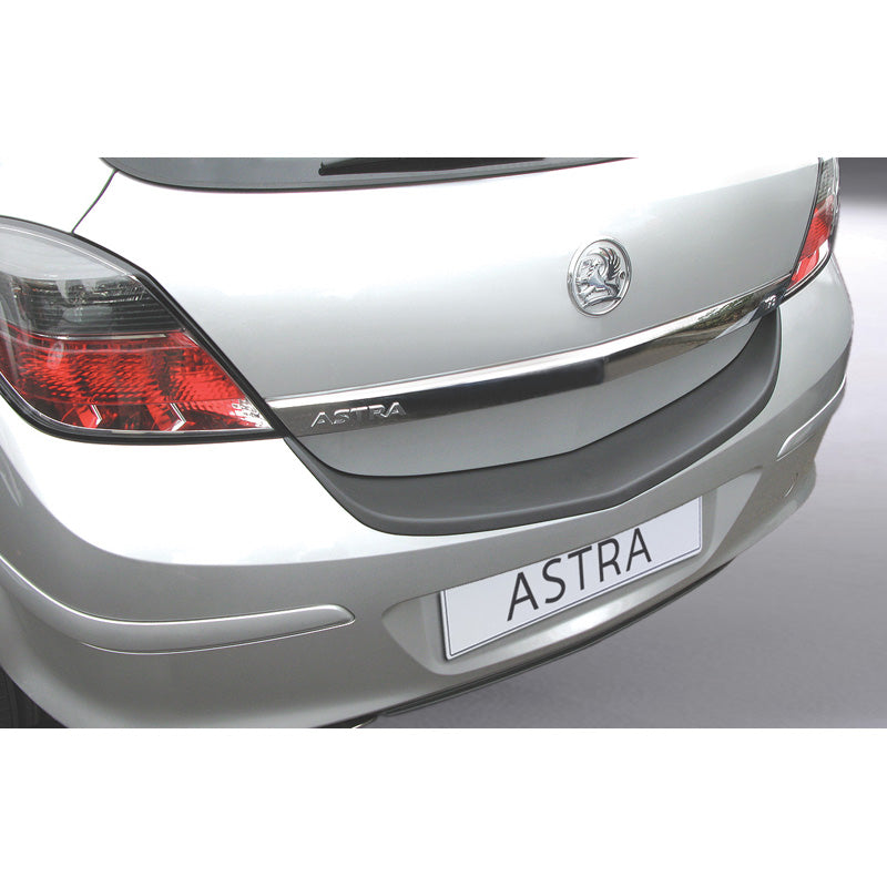 RGM, ABS Heckstoßstangenschutz passend für Opel Astra H 3 türer exkl. VXR/GSi/OPC Schwarz, Mattschwarz