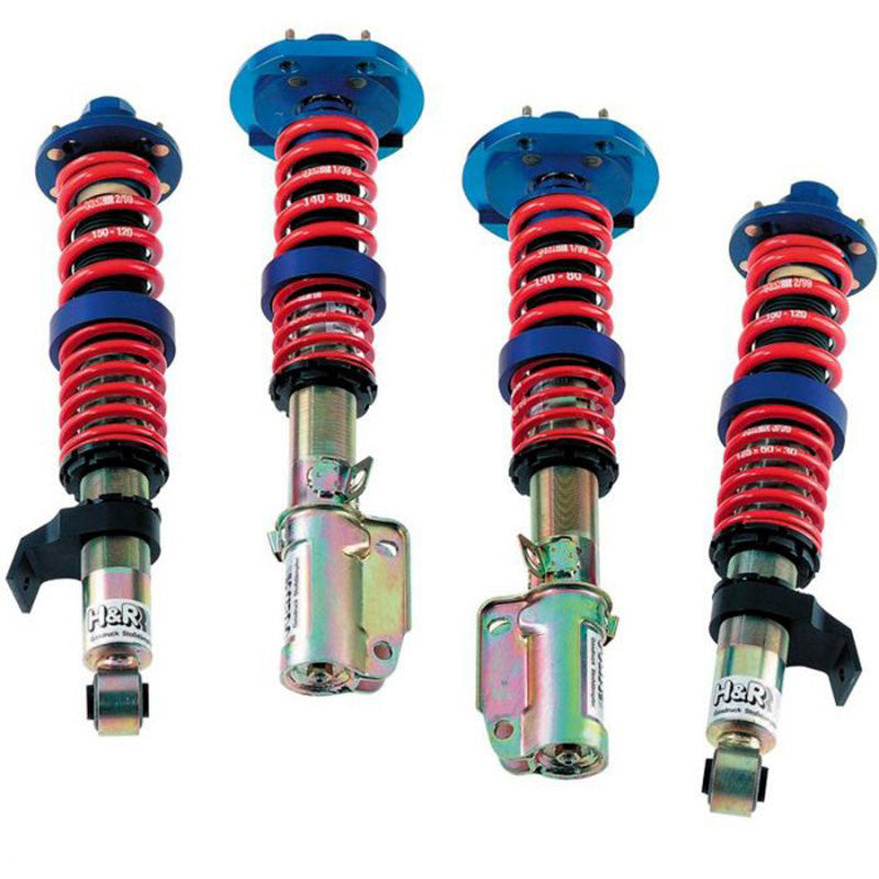 H&R, Gevindundervogn, Monotube, passer til Volkswagen Golf VIII (CD) 1.4 eHybrid/GTE & Seat & Cupra Leon (KL) 1.4 e-Hybrid (HB) & Audi A3 40/45 TFSIe Sedan/SB (2020-) FA40-60/RA45-70mm (FA-Load fra 1001kg) inkl. nedlukningssæt (Multilink)