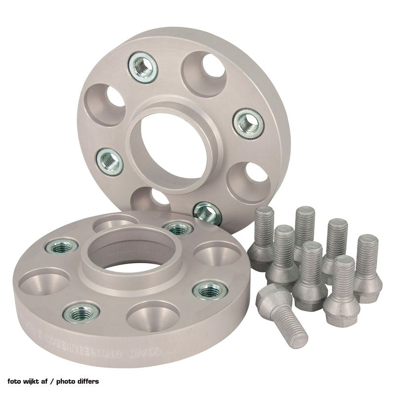 H&R, DRA-System Wheel spacer set 80mm Pr. Aksel - Hulafstand 5x100 - Hub 57,1mm - Bolt str. M14x1,5, passer til Audi/Volkswagen