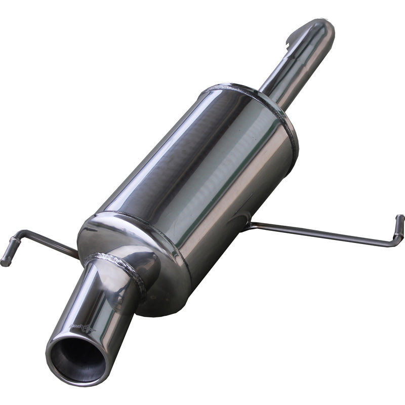 InoXcar, 100% Edelstahl Sportauspuff passend für Alfa Romeo 147 1.9 JTD (120-150PS) 11/2004- 80mm (Ø54mm), Inox