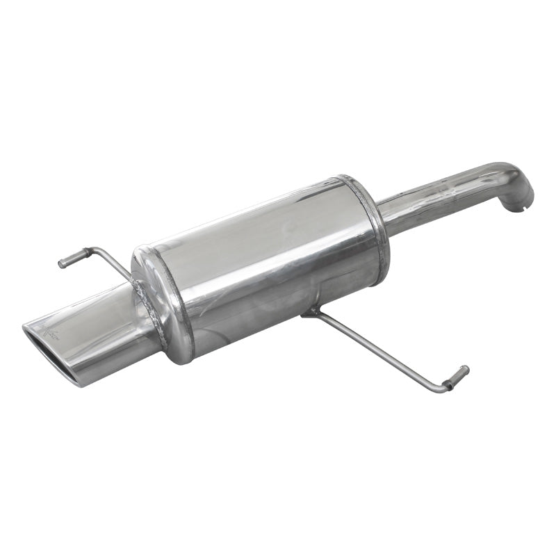 InoXcar, 100% Edelstahl Sportauspuff passend für Alfa Romeo 147 1.6 TS (105PS) 2001- 120x80mm (Ø48mm), Inox