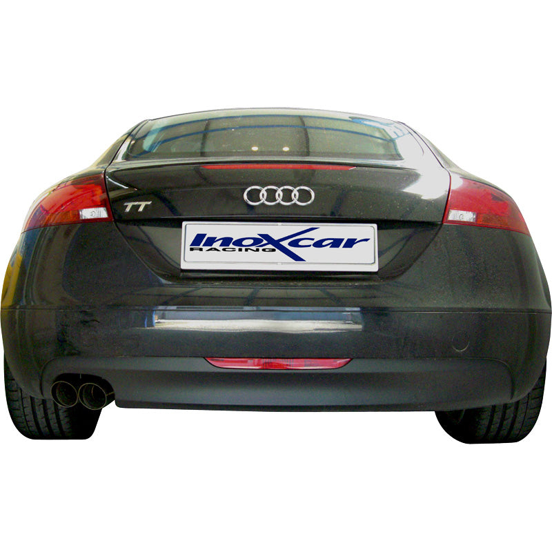 InoXcar, Sportsudstødning, passer til Audi TT 2.0 TFSi (200HP) 2006- 2x80mm Racing