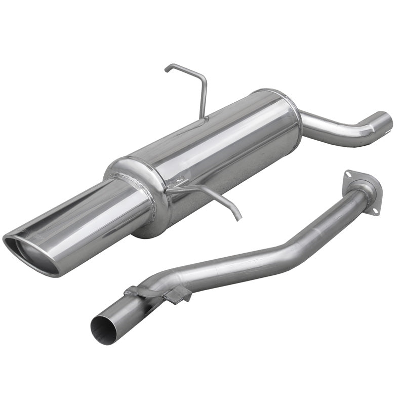 InoXcar, Sportsudstødning, passer til BMW 3-Series E36 318 Ti Compact 1994-2001 120x80mm