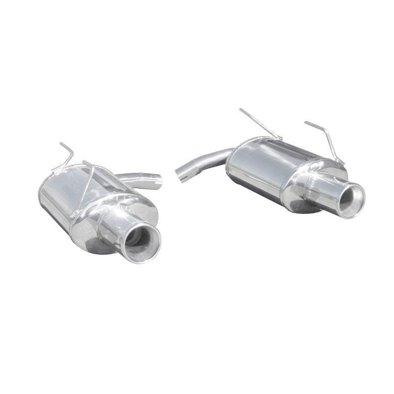InoXcar, Dobbelt sportsudstødning, passer til Honda S2000 2.0 1999- Left/Right 102mm