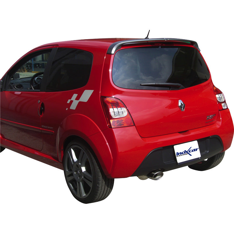 InoXcar, Sportsudstødning, passer til Renault Twingo II RS Sport 1.6 16v (133HP) 2008- 120x80mm