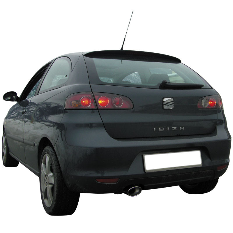 InoXcar, 100% Edelstahl Sportauspuff passend für Seat Ibiza 6L 1.8T 20v FR 2002- 120x80mm, Inox