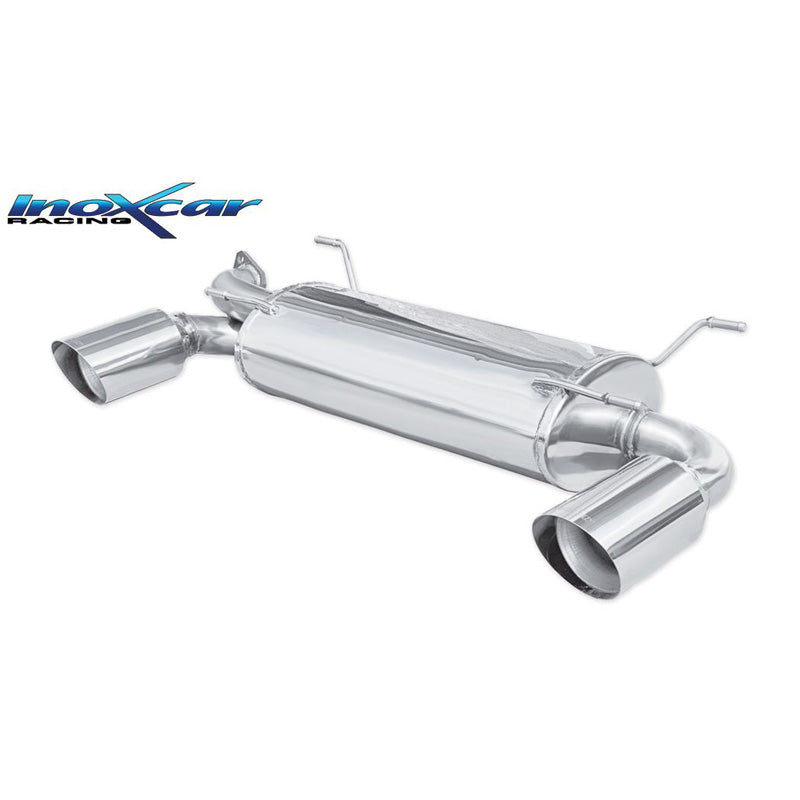 InoXcar, Dobbelt sportsudstødning, passer til Subaru BRZ 2.0 (200hp) Facelift 2017- 1x114mm Racing