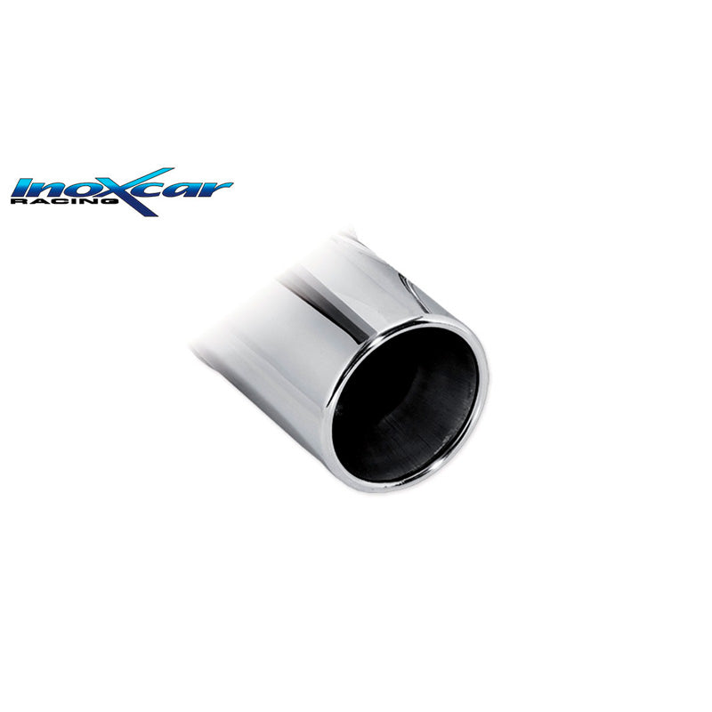 InoXcar, Dobbelt sportsudstødning, passer til Subaru Forester 2.0 150hp 2008-2013 Left/Right 80mm
