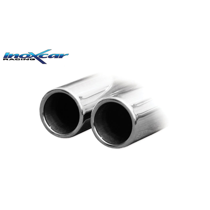 InoXcar, Dobbelt sportsudstødning, passer til Volkswagen Golf VII 1.4 125hp 2013- 2x80mm