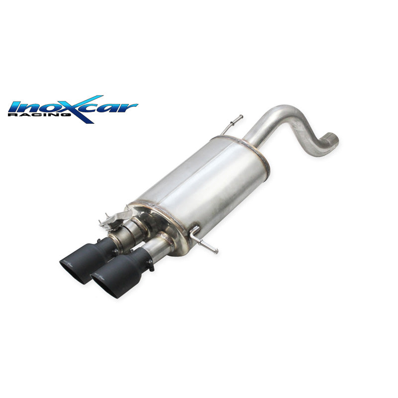InoXcar, Sportsudstødning, passer til Hyundai i20 N 1.6 Turbo (204HP) 2020- 2x90mm Ceramic Black