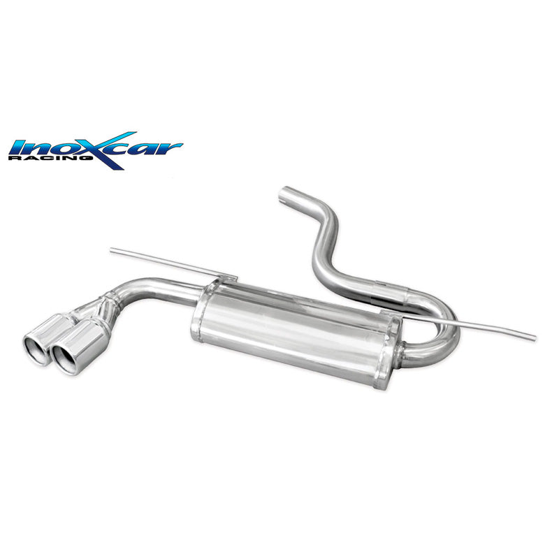 InoXcar, Dobbelt sportsudstødning, passer til Volkswagen Golf VII 2.0 GTD 184HP 2012- 2019 2x80mm