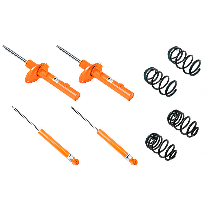 Koni, Str.T kit. passer til Seat Leon 5F & Golf VII 50mm original struts & torsion beam rear / Foraksel weight from 1011kg (35mm) (1120-8434)