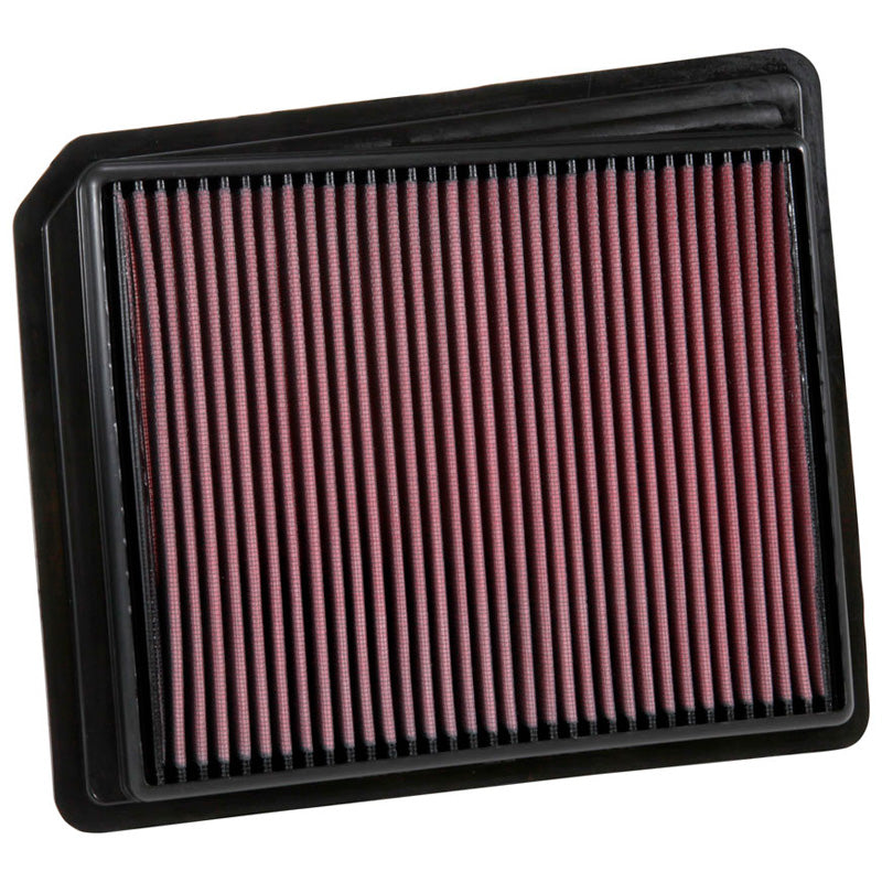 K&N, Tauschluftfilter passend für Nissan Titan XD 5.6 V8 2016- (33-5058), Baumwolle, Rot