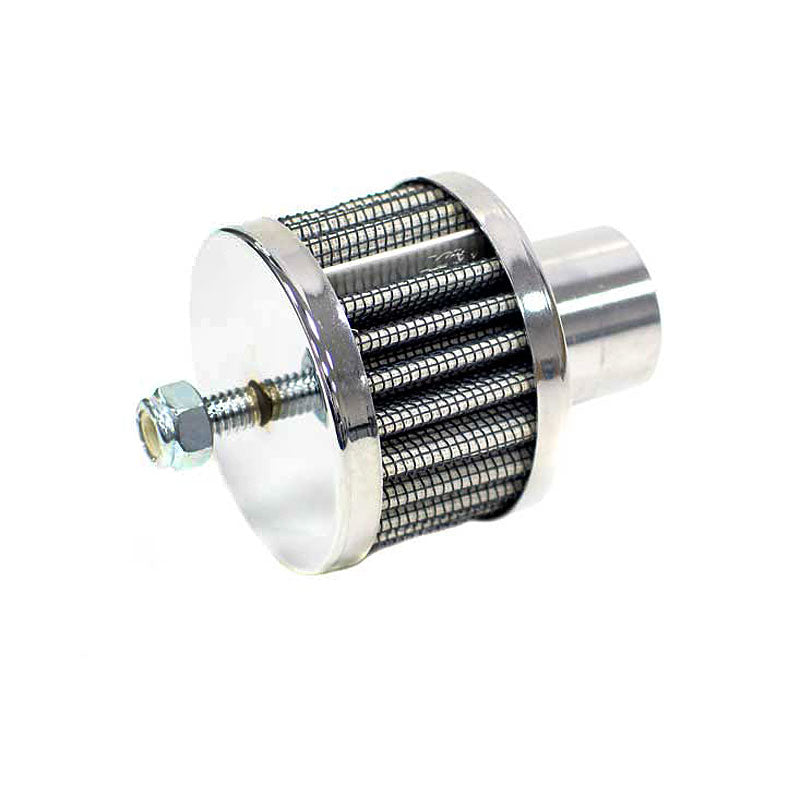 K&N Crankcase Vent Filter - Steel Base - 25mm flange - With mounting stud (62-1130)