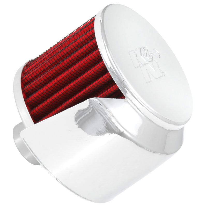 K&N Crankcase Vent Filter - Steel Base - 25mm flange - Shielded (62-1520)