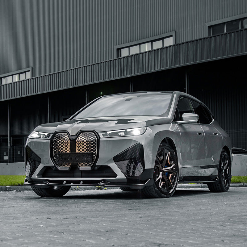 OneWay, Komplet Bodykit, Blank sort, passer til BMW iX M-Pack i20 (2021-)