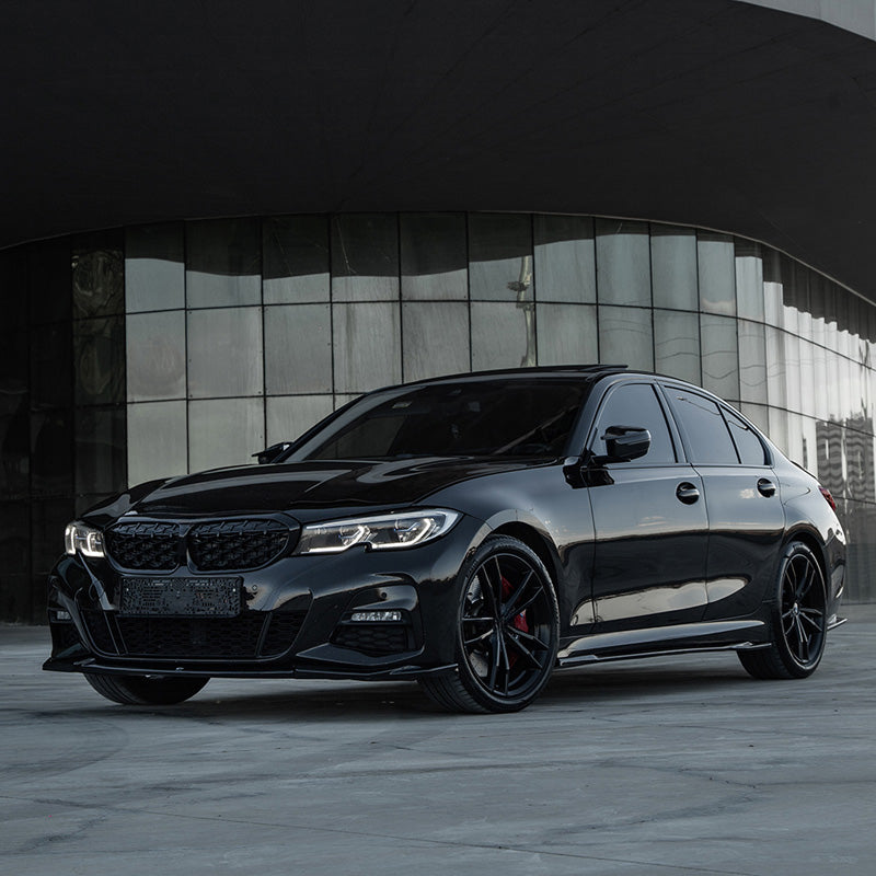 OneWay, Komplet body kit, Gloss sort, passer til BMW 3-Series G20 Sedan M-Pack & M340i (2018-2022)