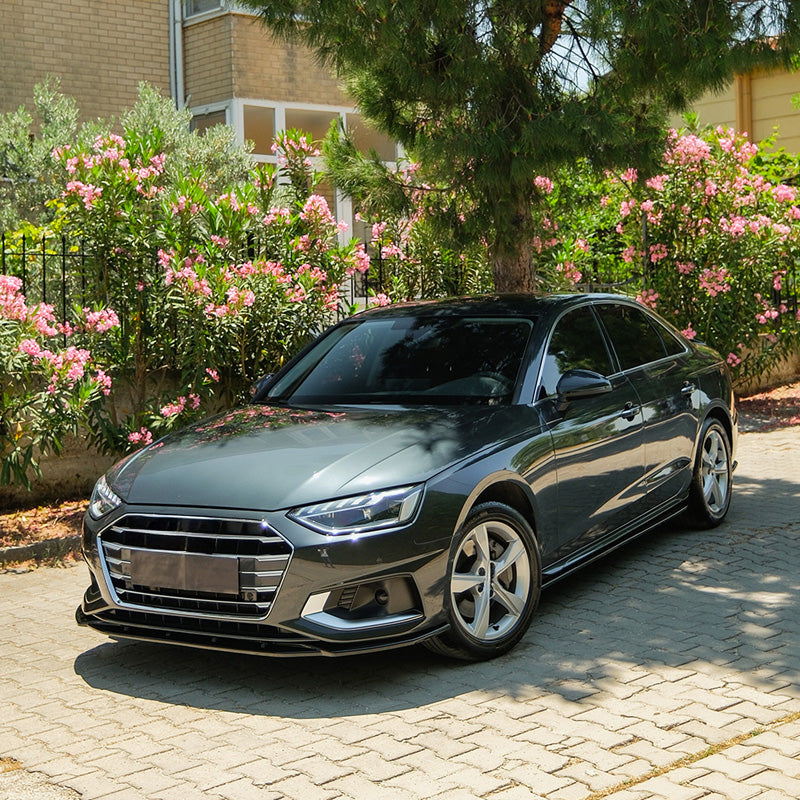 OneWay, Komplet bodykit, Blank sort, passer til Audi A4 (B9) Sedan Facelift 2019-2024 ekskl. S4/S-Line