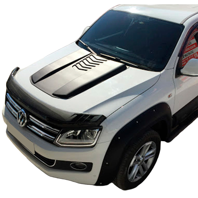 OneWay, Bonnet Scoop, Mat Sort, Passer til Volkswagen Amarok MK1 (2010-2022) & Nissan Navara D40 (2005-2010)