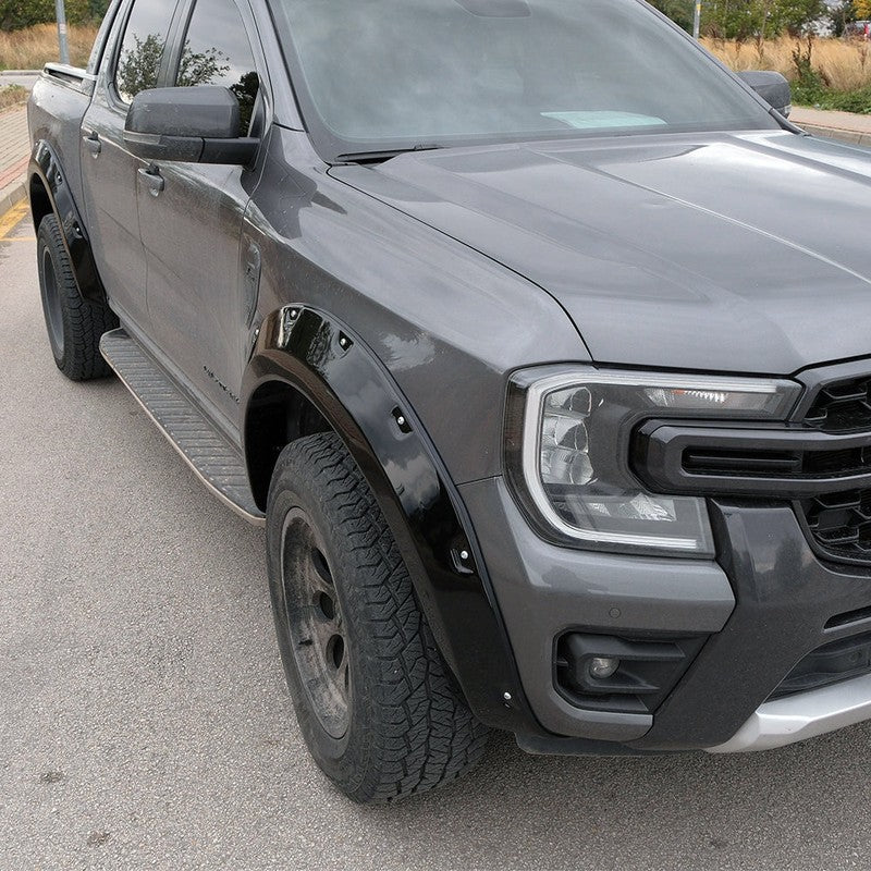 OneWay, Skærmforstørrer, Jumbo, Blank sort, passer til Ford Ranger T9 (2022-)