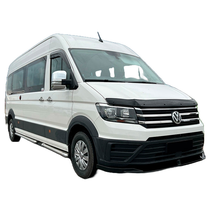 OneWay, Frontspoiler, Glansfuld sort, Passer til Volkswagen Crafter MK2 (2016-) & MAN TGE MK1 PreFacelift (2016-), 'Version 2'