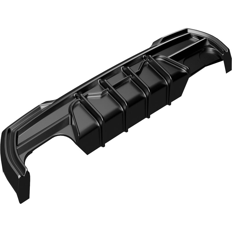 OneWay, Underlæbe, Blank sort, passer til BMW 1-Serie F40 M-Pack/M135i (2019-)