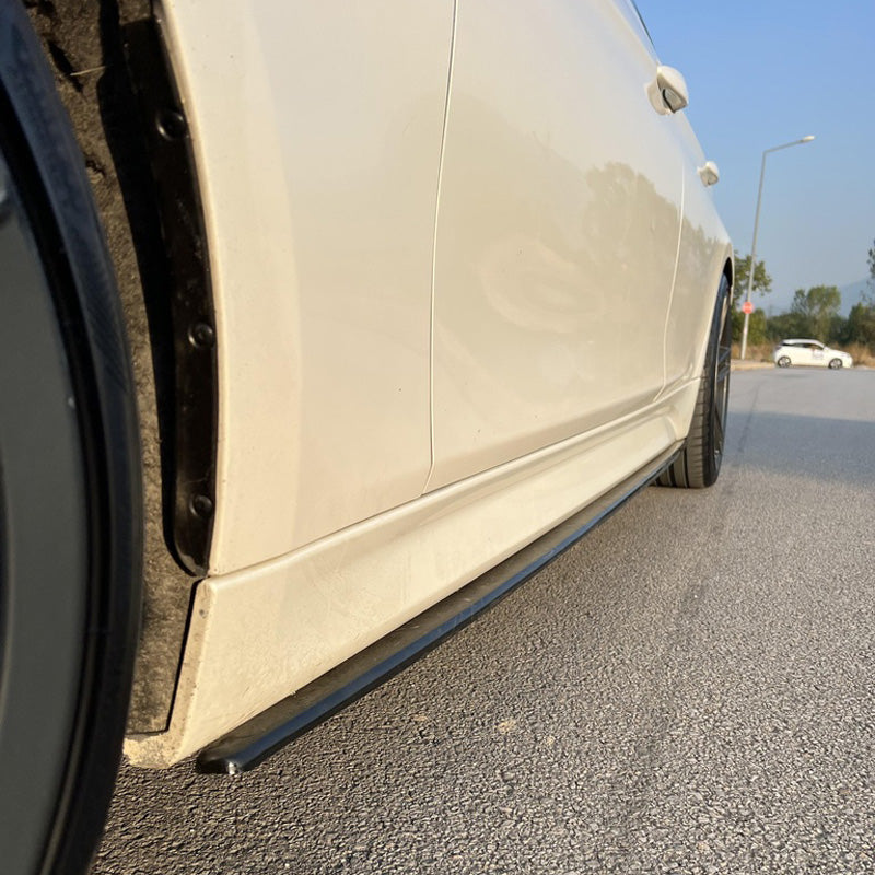OneWay, Sideskørter, Glansfuld Sort, Passer til BMW 3-Series F30 M-Sport 2012-2019, 2-styk sæt