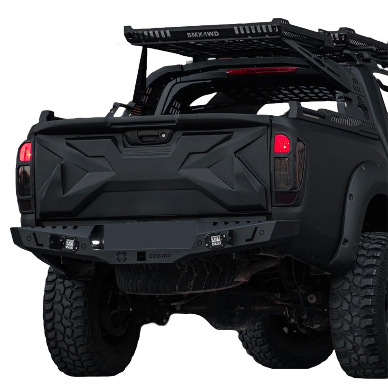 OneWay, Bagklapdæksel, Mat Sort, Passer til Nissan Navara NP300 (D23) 2014-2021, 'ABS'