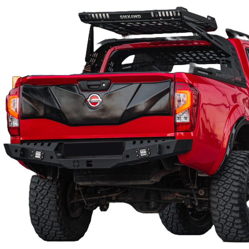 OneWay, Bagklapbeskytter, Mat Sort, Passer til Nissan Navara NP300 (D23) 2014-2021, Version 2