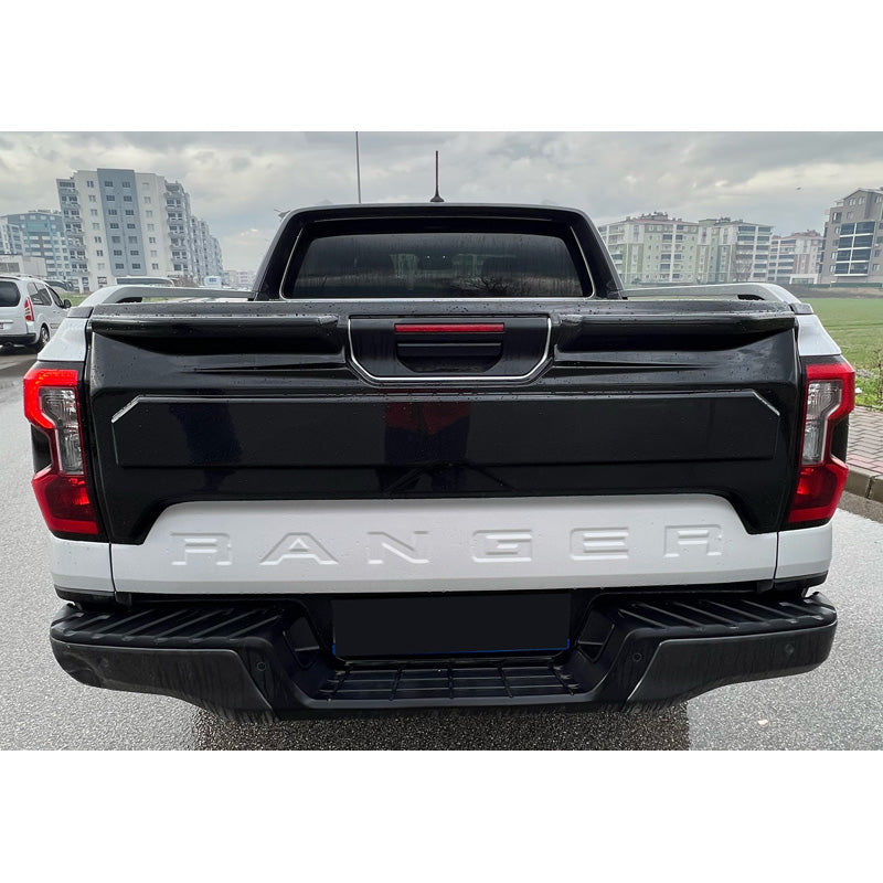 OneWay, Bagklapbeskytter, Gloss sort, Passer til Ford Ranger T9 (2022-), OEM-kvalitet