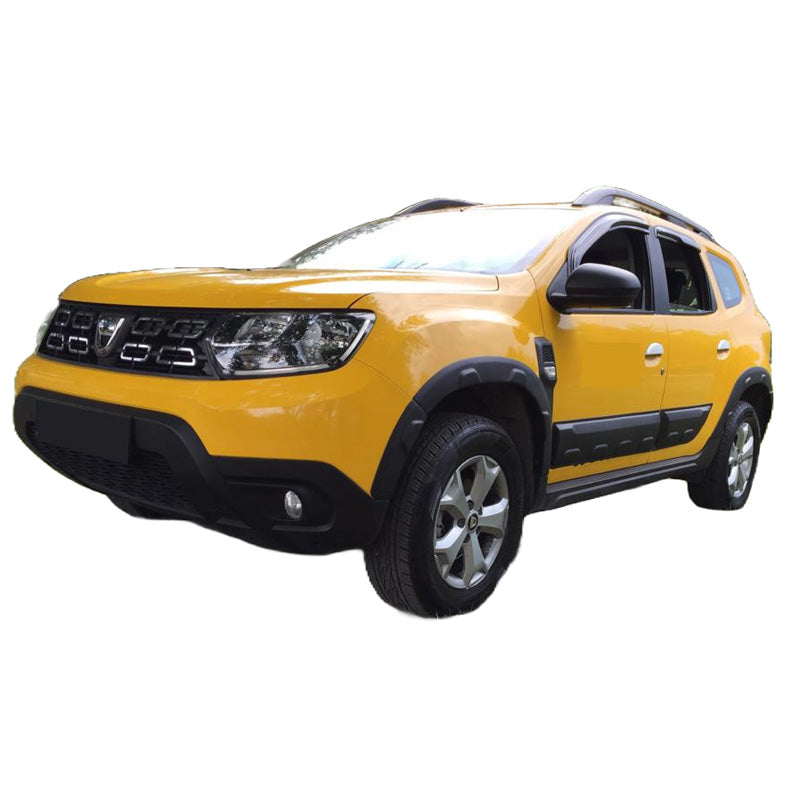 OneWay, Skærmkanter, ABS plast, Mat Sort, Passer til Dacia Duster II 2018-2024, 8 dele