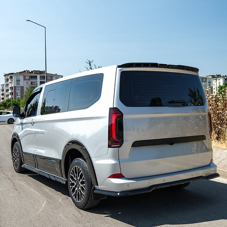 OneWay, Skærmforstørrer, Gloss black, passer til Volkswagen Transporter T7 (2024-) (Kort akselafstand / Uden skydedøre)