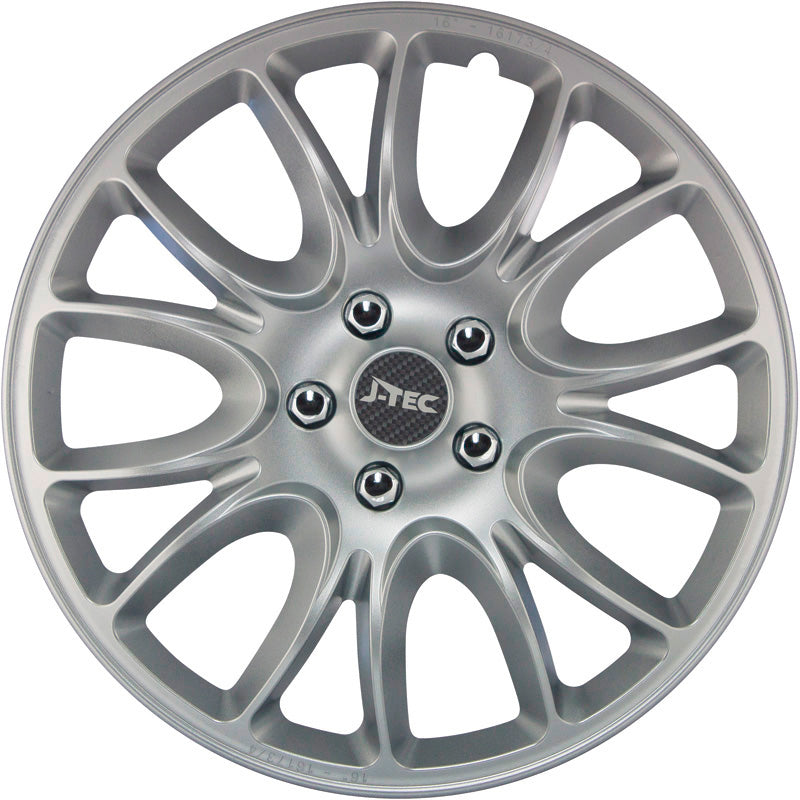 J-Tec, Wheel covers, 4 pcs, Hero 14-inch silver