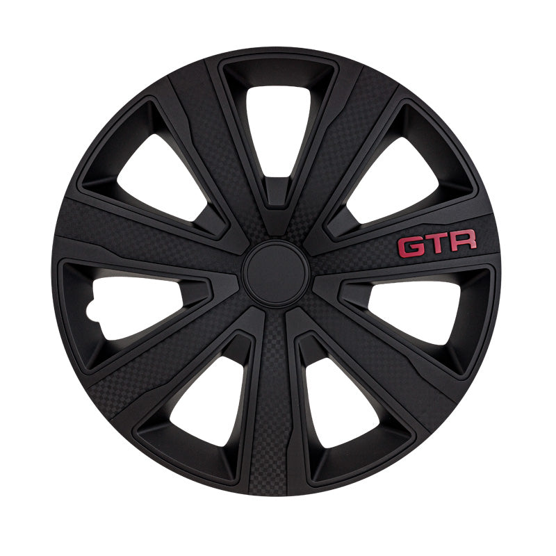 J-Tec, Satz  Radzierblenden GTR Karbon 15-Zoll Schwarz, ABS, Carbon, Schwarz