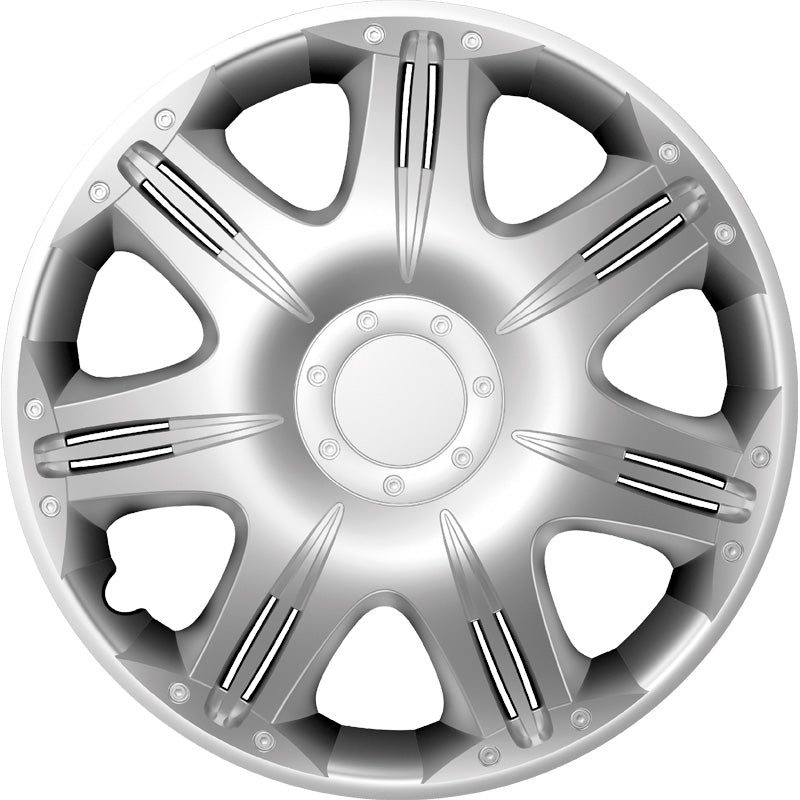 AutoStyle, Hjulkapsler, 4stk, Opus 16-tommer silver