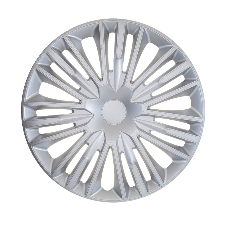 AutoStyle, Hjulkapsler, 4stk, Jerez 14-tommer silver