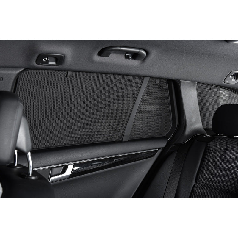 Car Shades, Solgardiner (B-stolpe og bagud), passer til Renault Clio 3 døre 2005-2012 (4-dele)