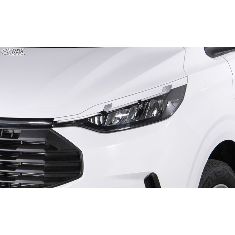 RDX, Øjenskygge, ABS Blank Hvid, passer til Ford Transit Custom & Tourneo Custom (V710) (2023-)