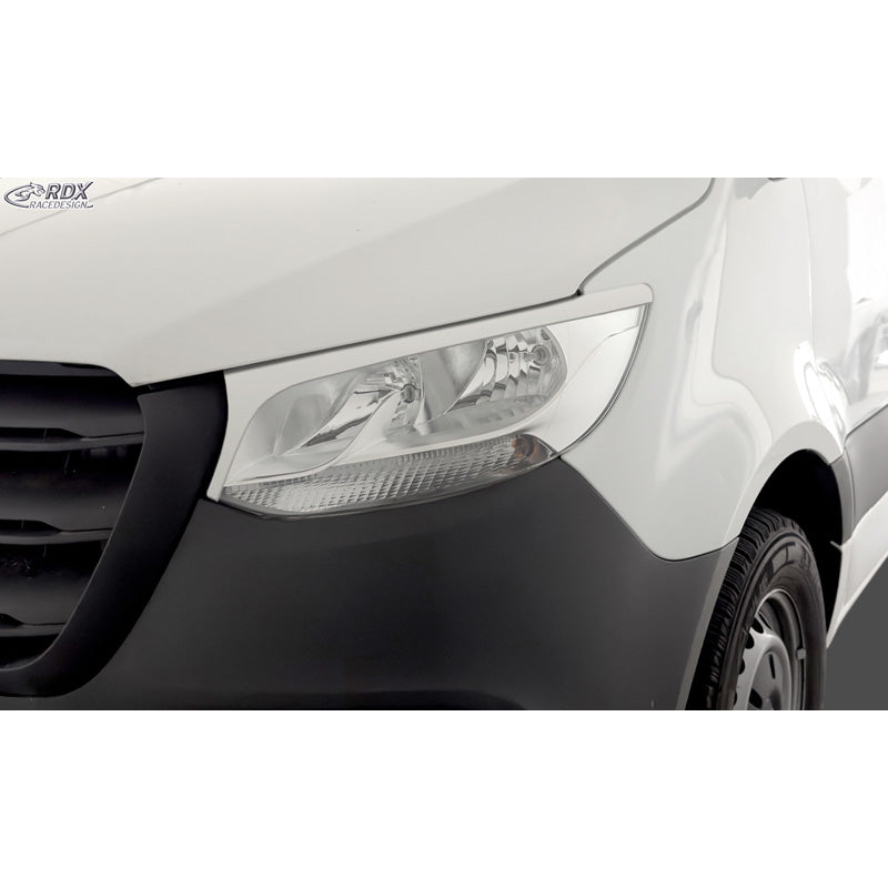 RDX, Øjenskygger, ABS Blank hvid, passer til Mercedes Sprinter (2018-)