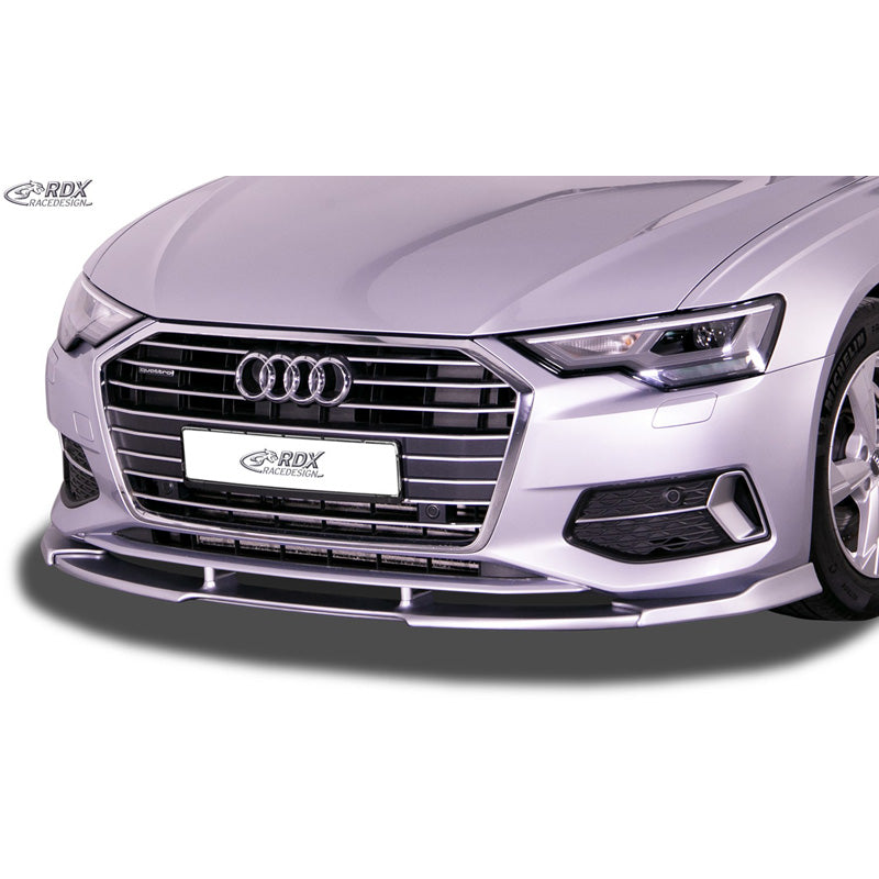 RDX Racedesign, Frontspoiler Vario-X passend für Audi A6 (C8) 2018- (PU), PU-Rim, Unlackiert