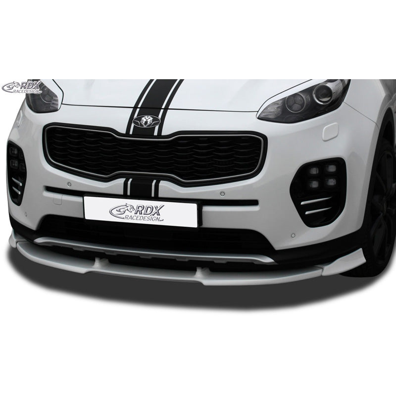 RDX Racedesign, Front spoiler Vario-X, passer til Kia Sportage (QL) 2016-2018 (PU)