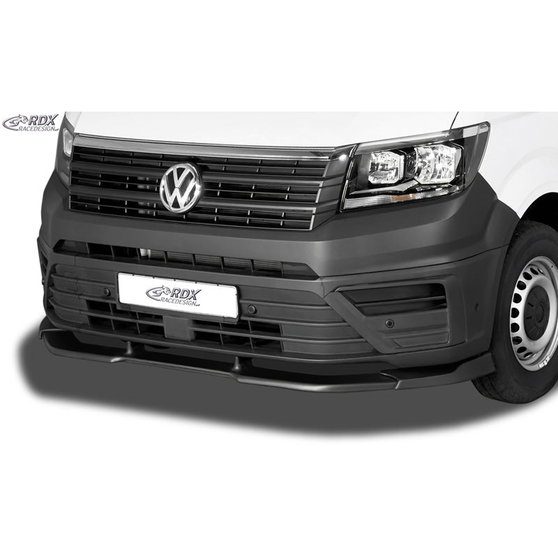 RDX Racedesign, Frontspoiler VARIO-X, Passer til Volkswagen Crafter & MAN TGE 2017-, Ubehandlet PU