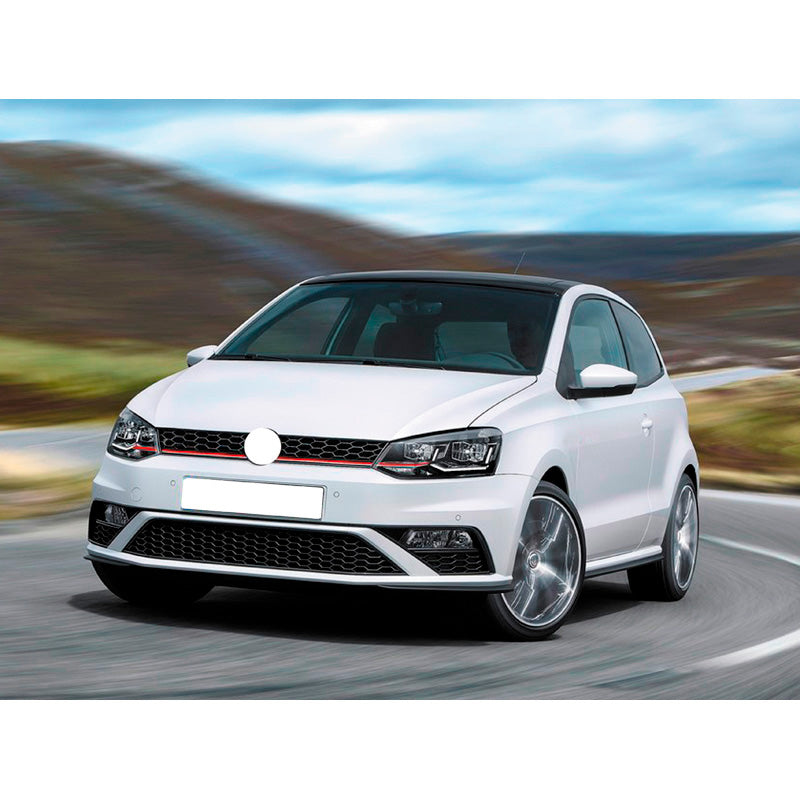 AutoStyle, GTi-Style forkofanger til Volkswagen Polo 6C 2014- - Uden farve, inkl. Gitter & Tågelygter