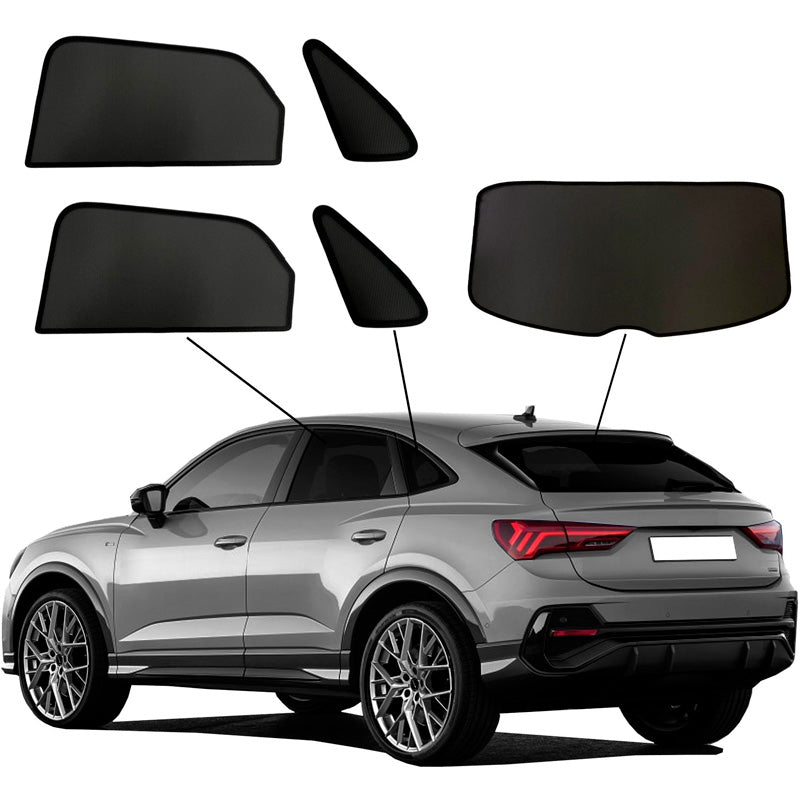 SunClip, Solgardin & Privatlivsbeskyttelse, passer til Audi Q3 Sportback (F3N) (2019-)