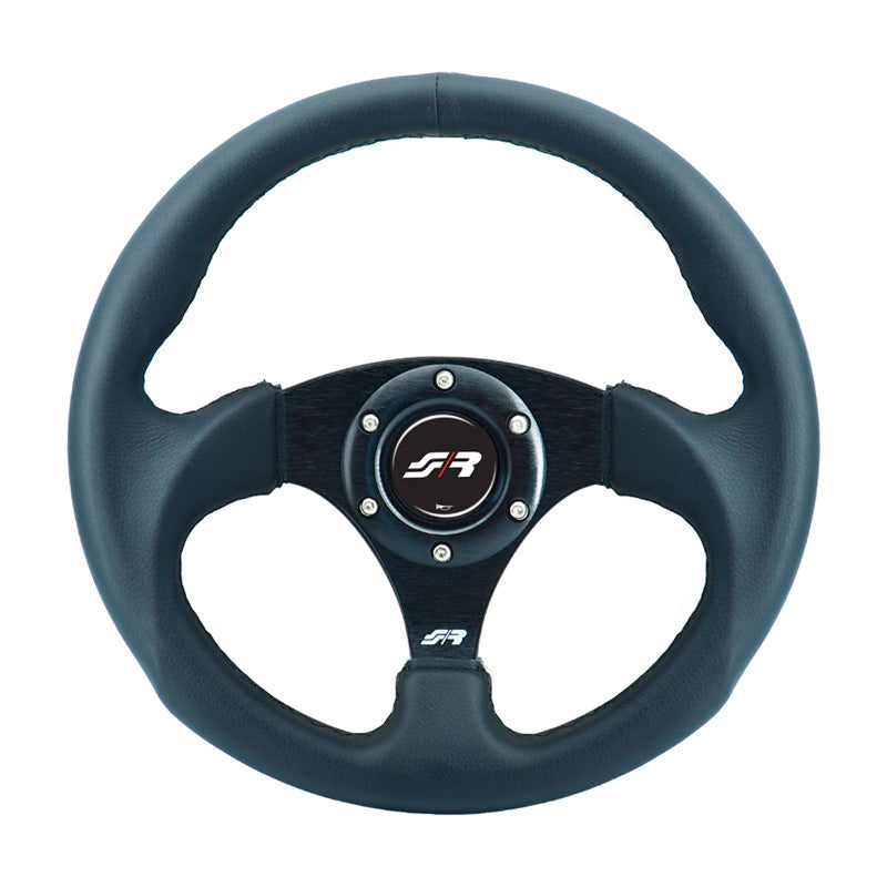 Simoni Racing, Sportsrat, 'Rolle' - Black Ecoleather - Diameter 300mm