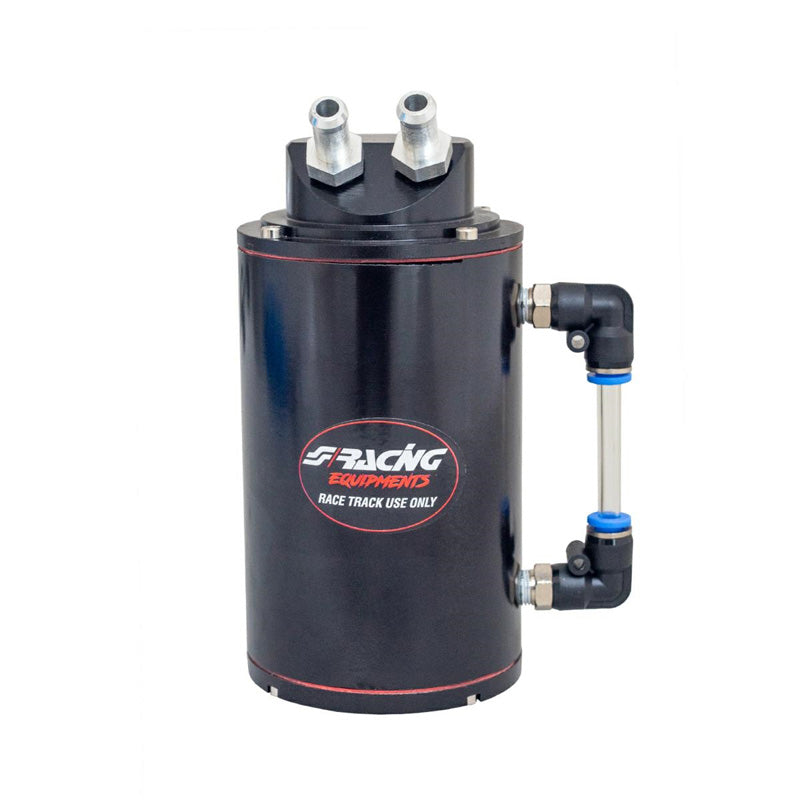 Simoni Racing, Oliefangstank 350ml - Sort - Aluminium