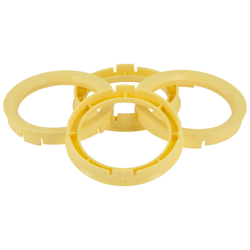 TPI, Centreringsringe, 60.1->58.1mm - Lemon Yellow